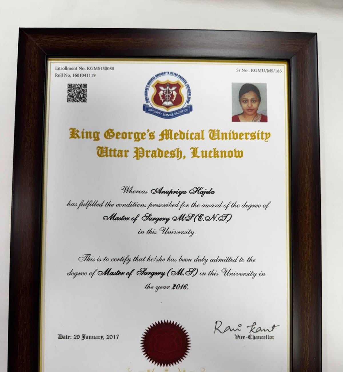 KGMC Lucknow Alumni Recognition